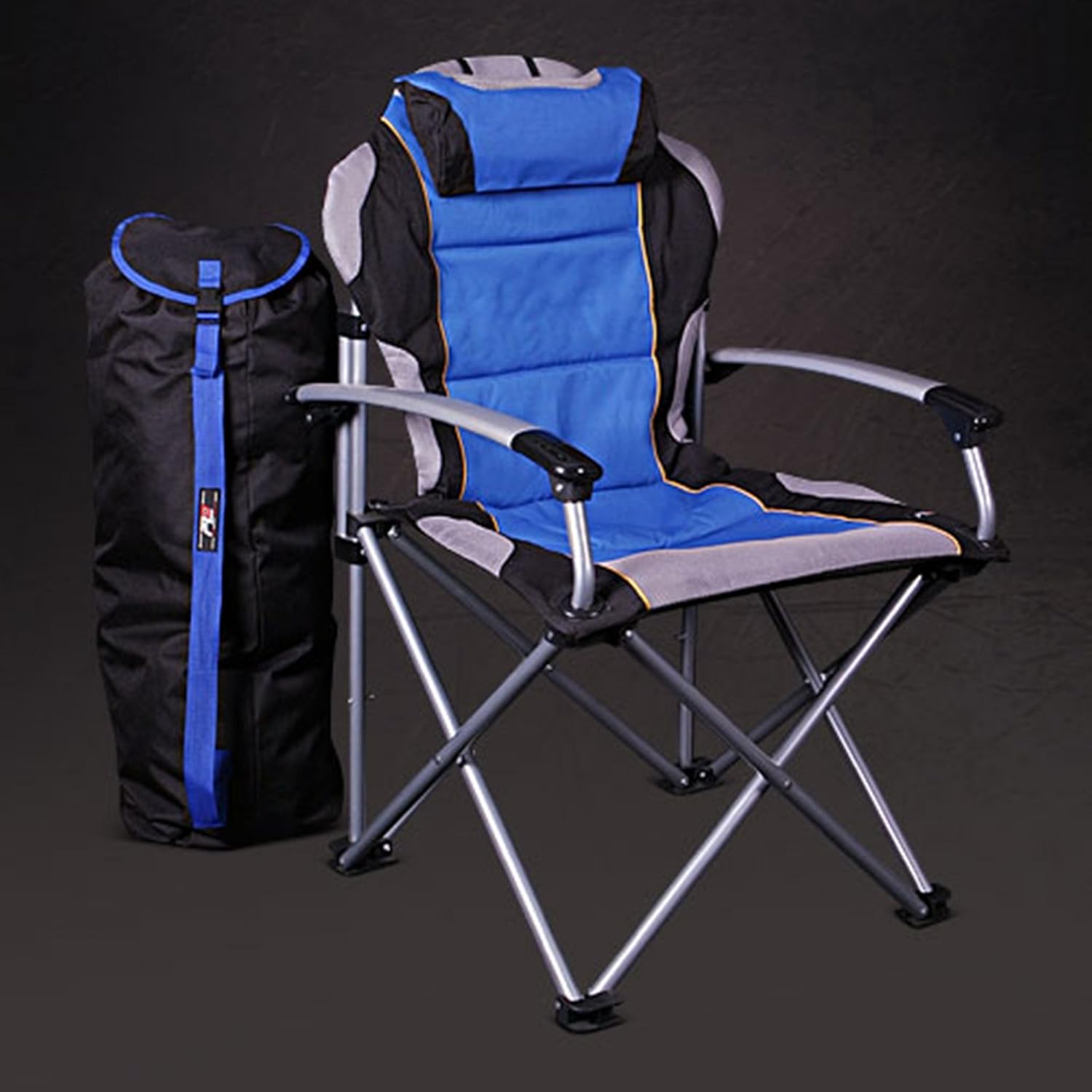 Promech Racing FoldUp Camping Garden Paddock Chair with Carry Bag