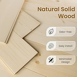 SMARTSTANDARD 36in x 84in Sliding Barn Door with