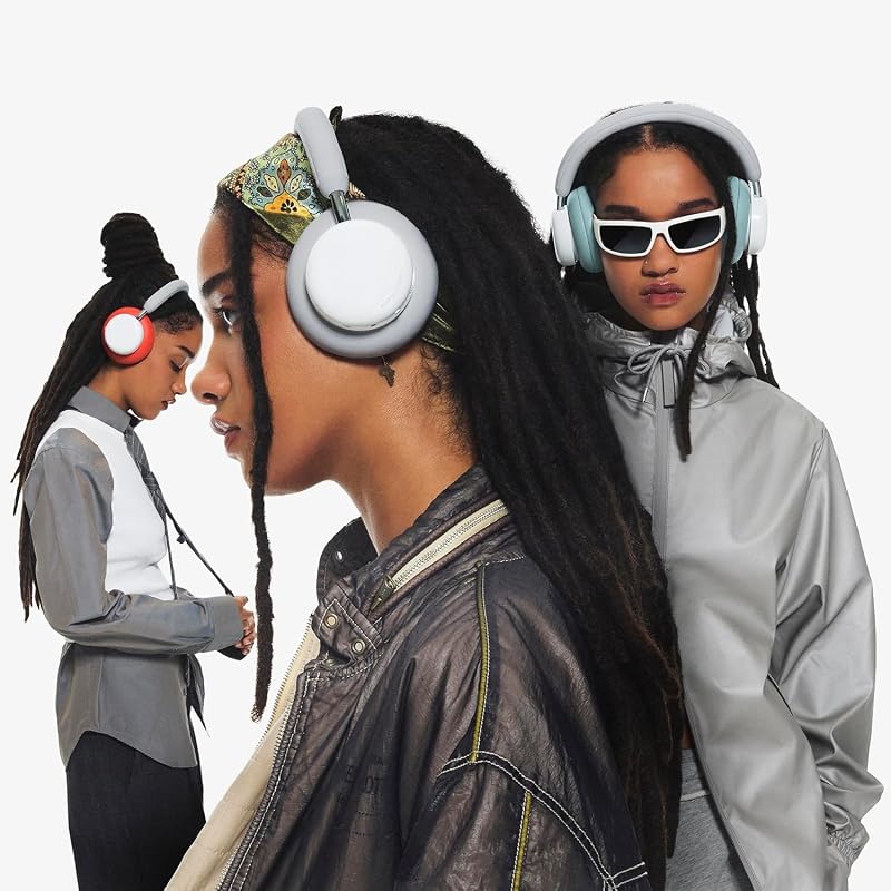 CMF Headphone Pro - Over-Ear Bluetooth Kopfhörer – Bis zu 100h Akku, Hi-Res mit LDAC, Räumlicher Klang, mit aktivem Noise-Cancelling – Hellgrau