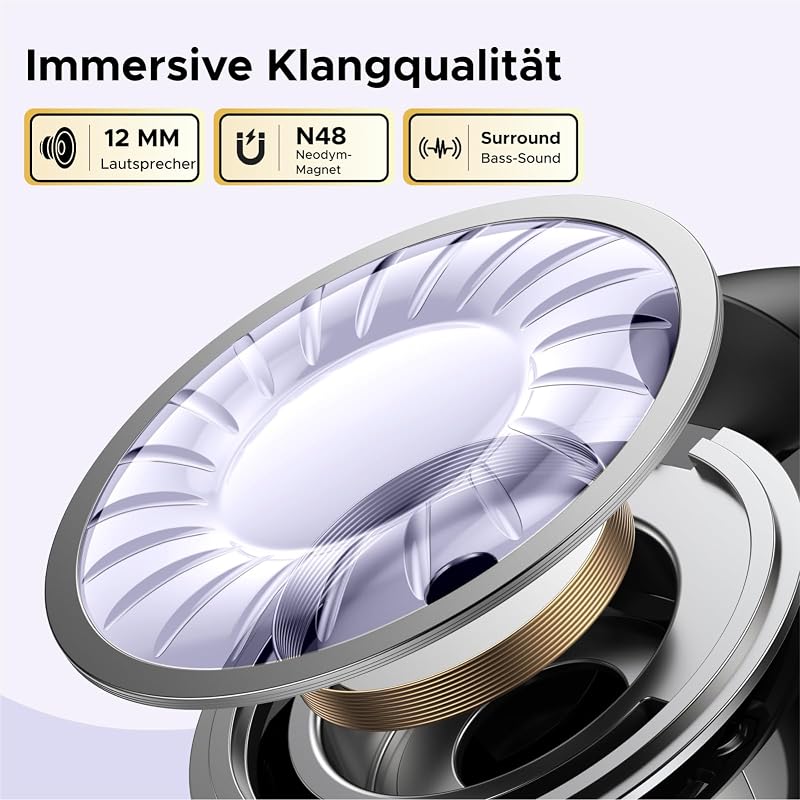 HiTune S3 Open Ear Kopfhörer, Bluetooth Kopfhörer nur 5,2g