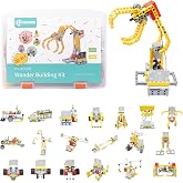 ELECFREAKS microbit 32 in 1 Wonder Sensor Kit, Makecode Programmable Learning Kit with Building Bricks/Sensors/Wukong Expansion Board(Without Micro:bit)