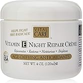 Vital Care Anti-Aging Vitamin E Night Repair Crème Jar 4 oz