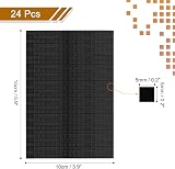 sourcing map 14400pcs Black Glass Mirror Disco Ball Tiles 5x5mm Self-Adhesive view 2