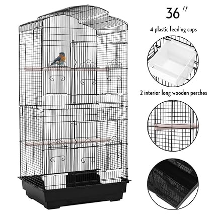 Grande Brid Flight Cage Portable Parrot Cages Pour Animal