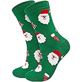 Rutuioy Christmas Socks for Women, Fun Novelty Crew Socks, Stocking Stuffers for Mom Mother Gifts