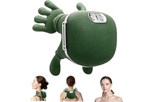 Neck Massager with Heat Hand Shoulder Back Massage with Fingers Bionic Heated Masseur Dos Et Cou For Pain Relief Palm Massage