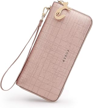 Amazon Co Jp Foxer 財布 レディース 二つ折り 人気 ブランド 本革 ラウンドファスナー 大容量 ウォレット 多機能 プレゼントbox 付き Generic