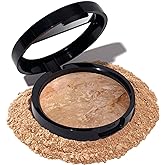 LAURA GELLER NEW YORK Award-Winning Baked Balance-n-Brighten Color Correcting Powder Foundation - Medium - Buildable Light to Medium Coverage - Demi-Matte Natural Finish