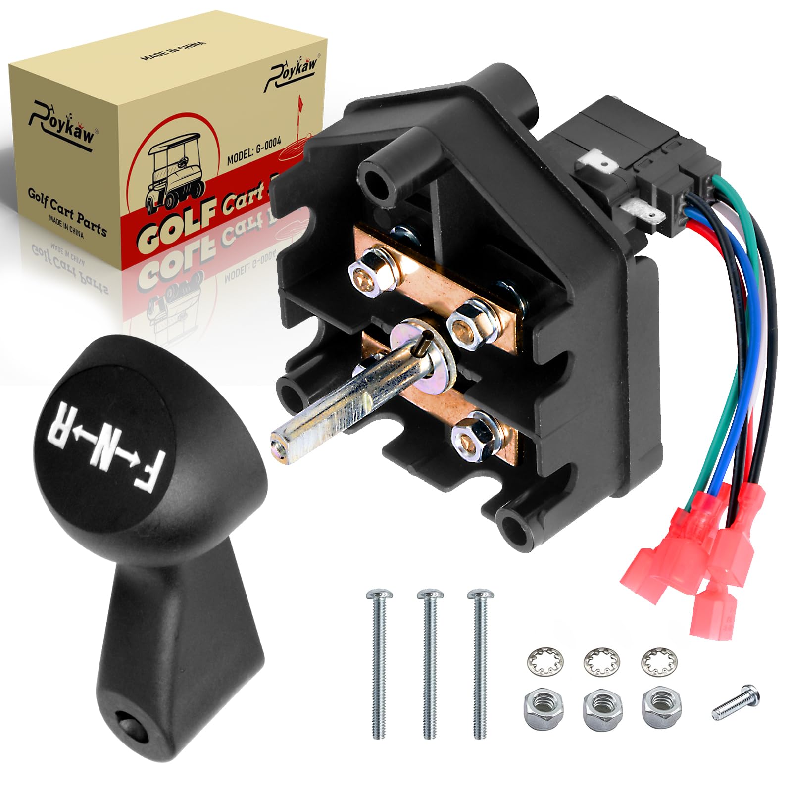 Photo 1 of Roykaw Golf Cart Forward and Reverse Switch Assembly with Handle for Club Car DS 1996-Up 48 Volt OEM #101753005