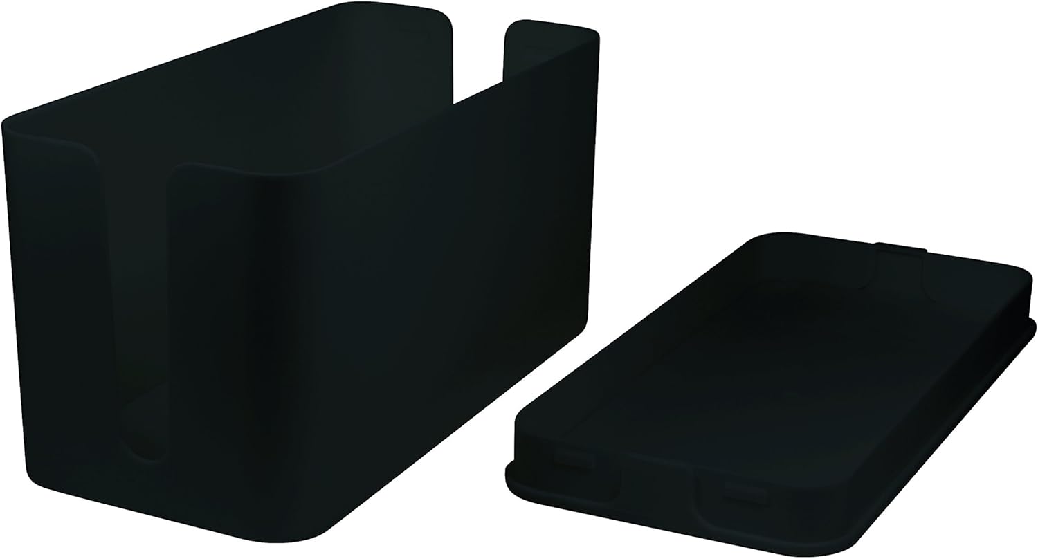 LogiLink KAB0060 LogiLink Cable Box. 23.5 cm Length, Black, Black, klein - Image 4