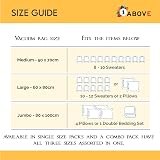 1ABOVE Jumbo Vacuum Storage Bags Pack of 6, Mould Moisture Proof, Double Zip view 3