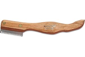 MARS COAT KING Mars Professional Dog Stripping Knife Grooming Tool with Ergonomic Handle, Specialty Double Usage, Made in Germany, Coarse