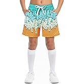 Cozople Boys Athletic Shorts Kids Basketball Shorts Mesh Breathable Shorts for 7-16 Years