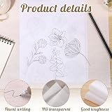 WSICSE Tracing Paper Roll 43cm x 78m White Translucent for Sewing & Design view 3