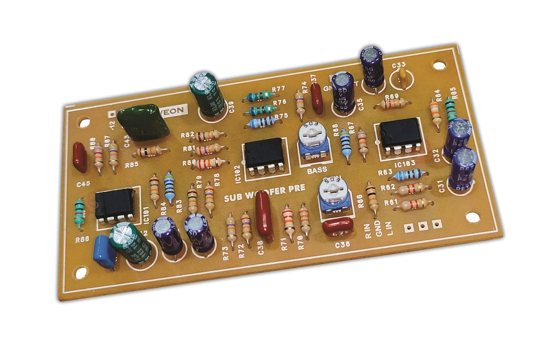 WEON ™ Sub Woofer Pre Amp Board Kit 