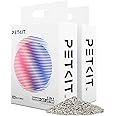 PETKIT Mixed Cat Litter Fast Clumping, Flushable, Ultra Absorbent, 100% Natural Ingredients Litter, Water Dissolvable, Really Dust-Free, Low Tracking Bentonite Tofu Litter (7.9lb×2 Bags)
