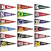 Big Ten Conference College Pennant Set