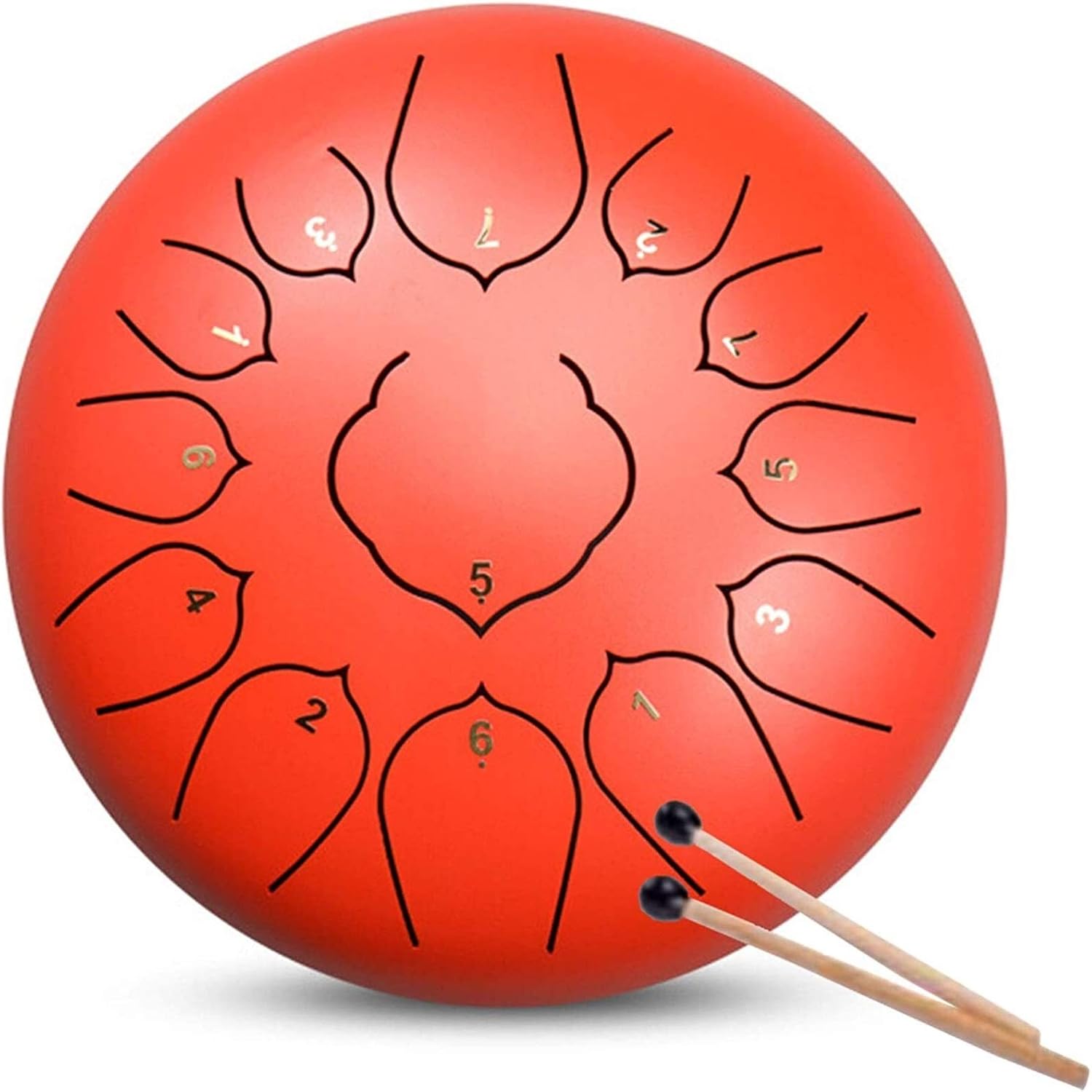 Classic Drume Hand Panda drum Steel Tongue Drum 13 Notes 12 Inch