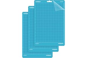 Welebar 8.5"x12" Cutting Mats for Cricut Joy Xtra, 3 Pack Light Adhesive Non-Slip Cut Mat for Sewing Quilting Crafts