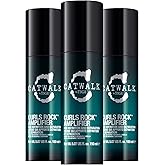 Catwalk by TIGI Curls Rock Amplifier Curl Cream 3-Pack, 5.07 Oz Ea | Curl Defining Shaping Cream for Wavy and Curly Hair, Flexible Hold with No Crunch, Frizz Control + Anti-Humidity