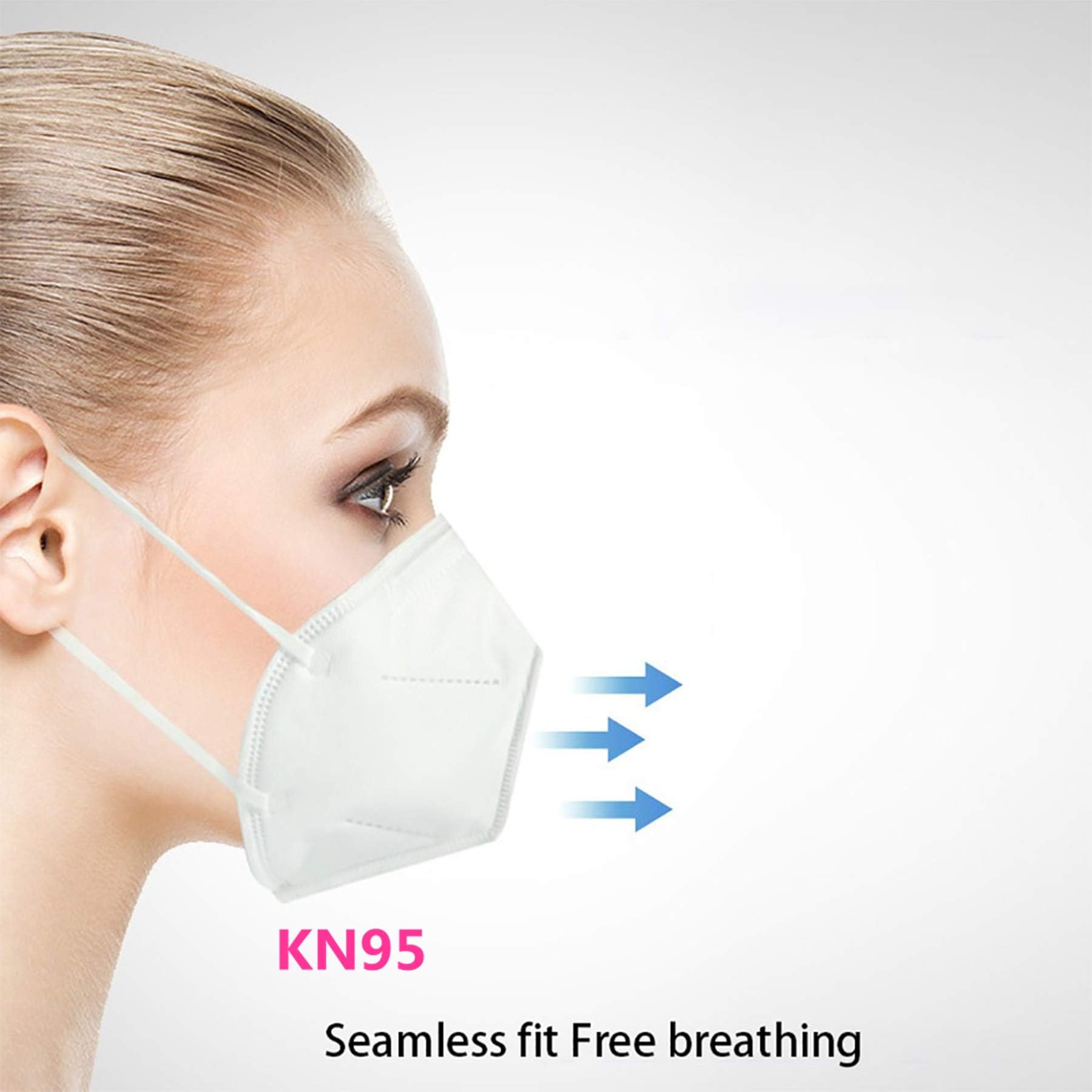 KN 95 Protective Ma sk Anti-Spitting Anti-fog Spray-paint Dustproof Cover Prevent Saliva Safety Non-woven Face Shield