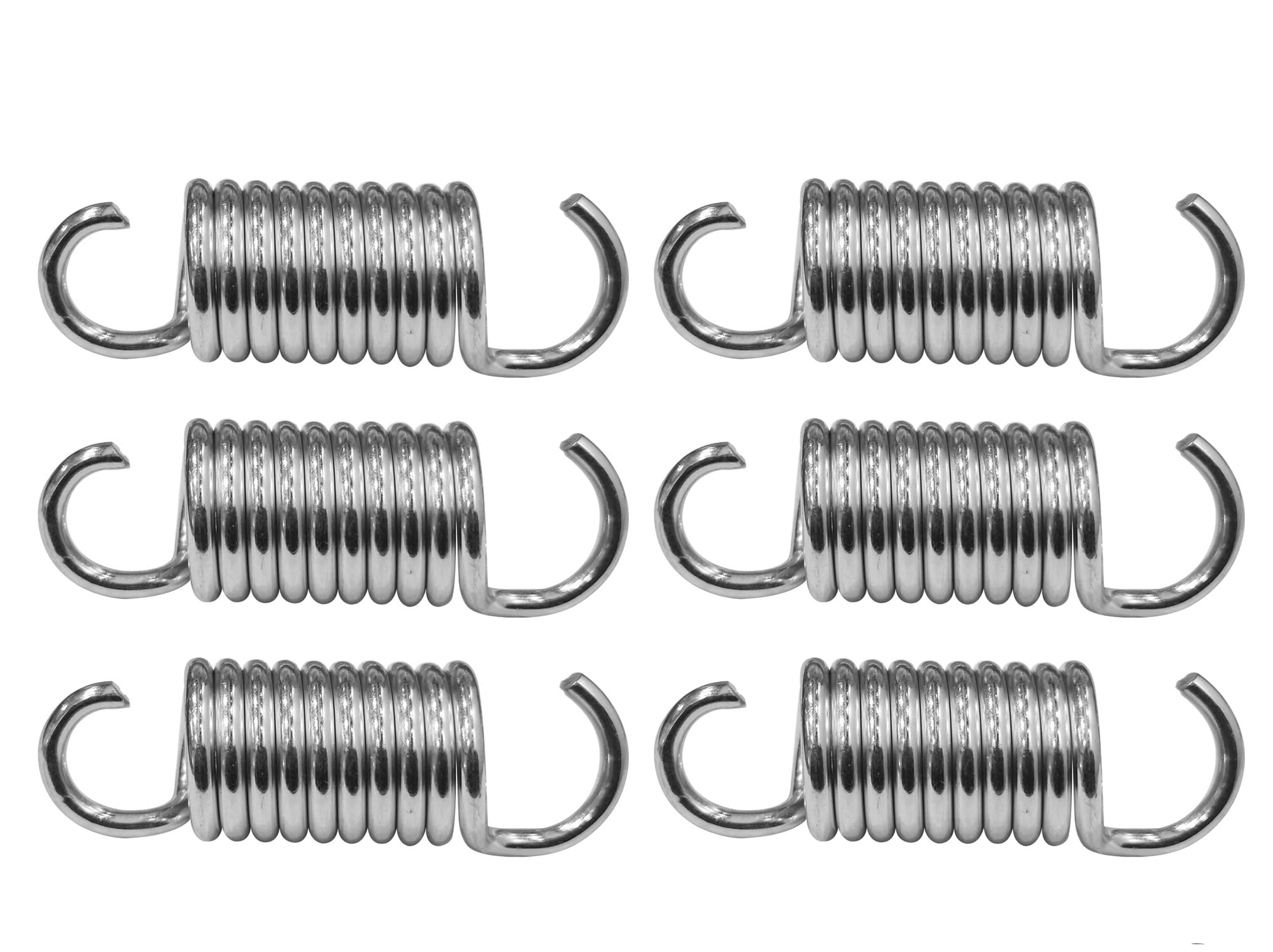 Fromann 5.1cm/2 inch Recliner Replacement Springs Electric Sofa Chair Springs Dual Hook Mechanism 6 Pcs 10Turn — image 1