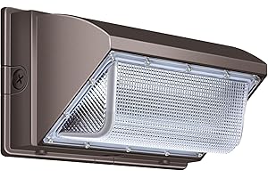 BIRITALO LED Wall Pack Light 120W 5000K Commercial and Industrial Flood Lights Waterproof IP65 Wall Pack 13800LM Outdoor LED Security Light for Garages Buildings Warehouses Yard