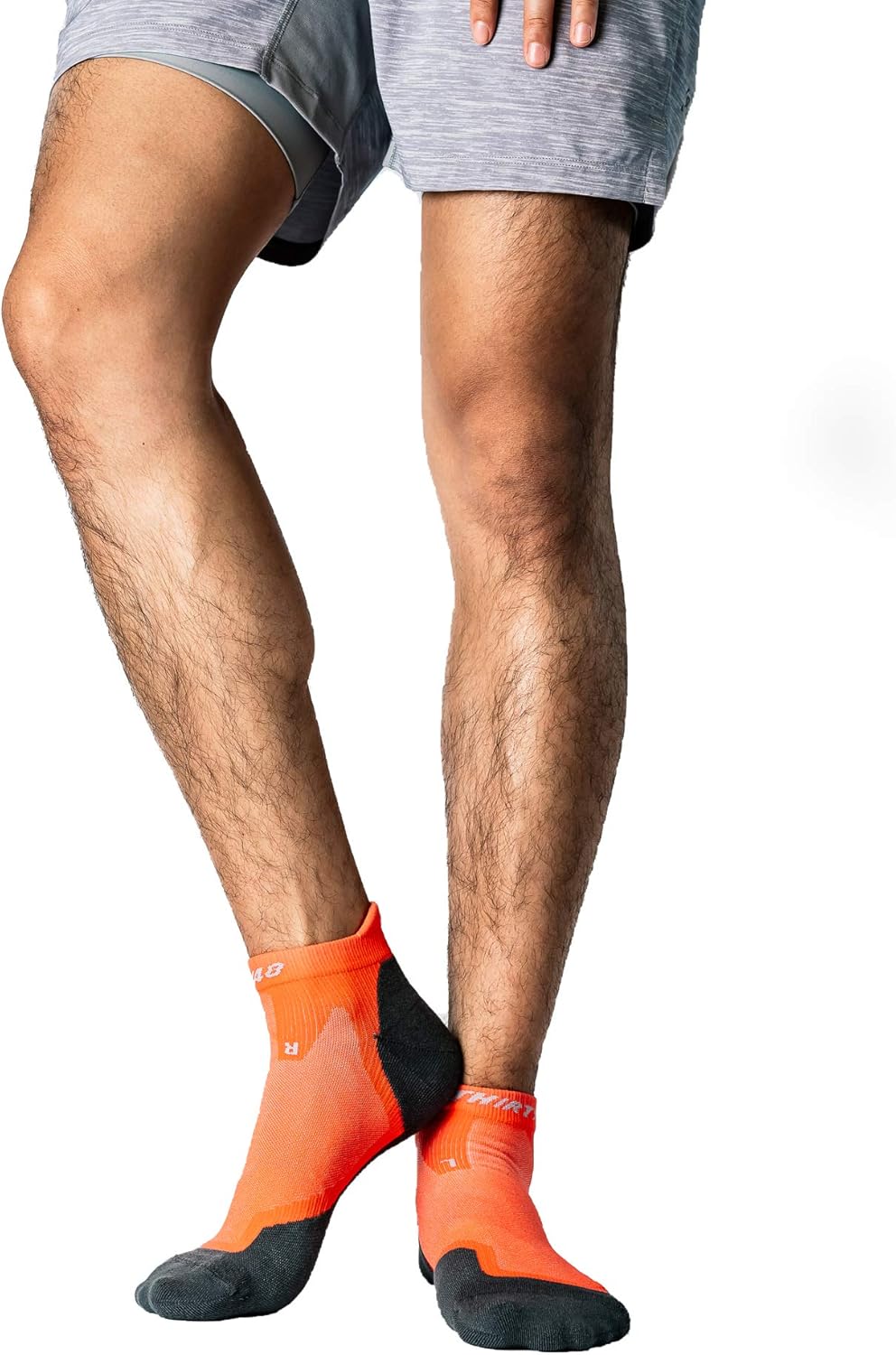 Thirty48 Ultralight Athletic Running Socks for Men and Women with Seamless Toe, Moisture Wicking, Cushion Padding : Clothing