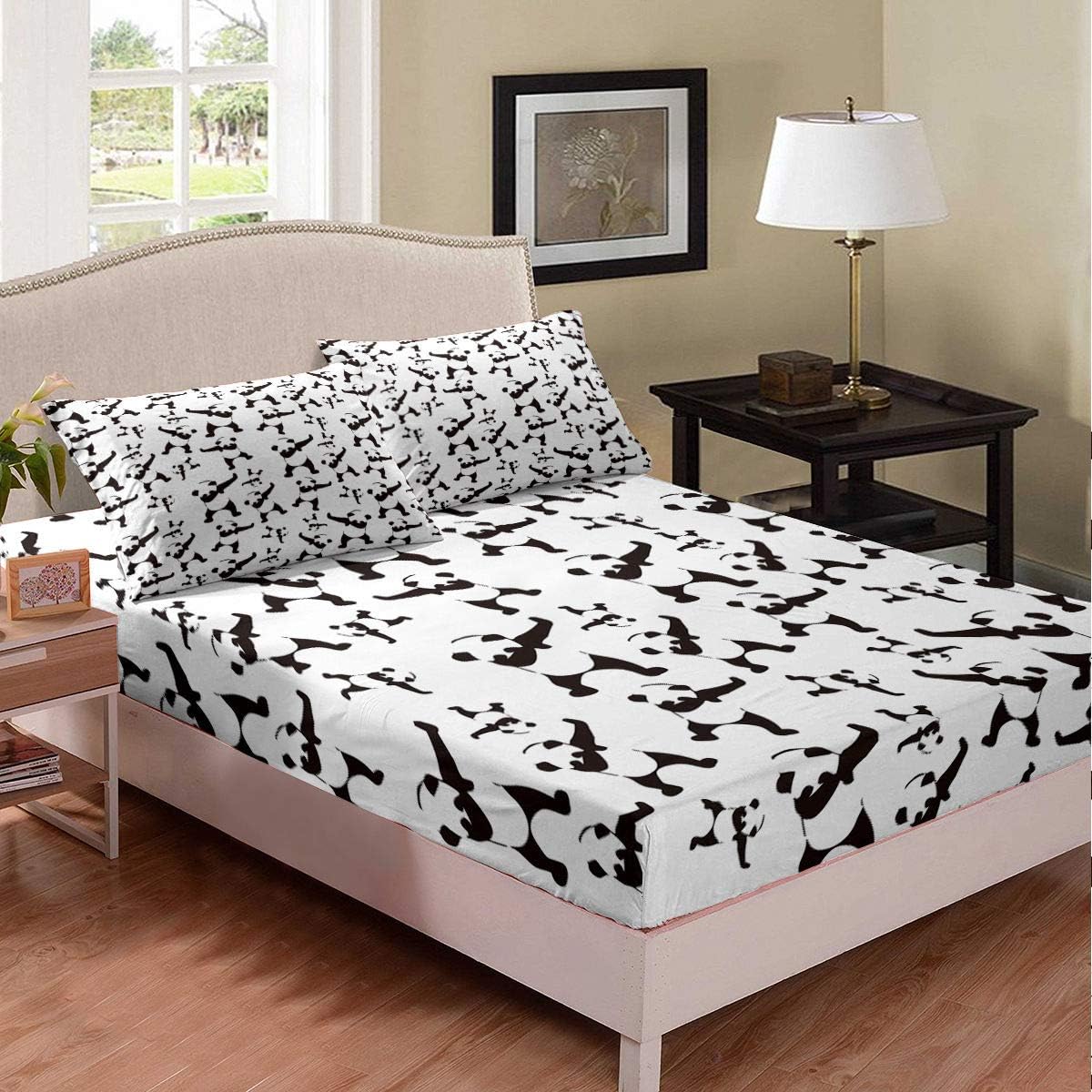 300-TC Fitted Sheets Cute Sheet Sets 