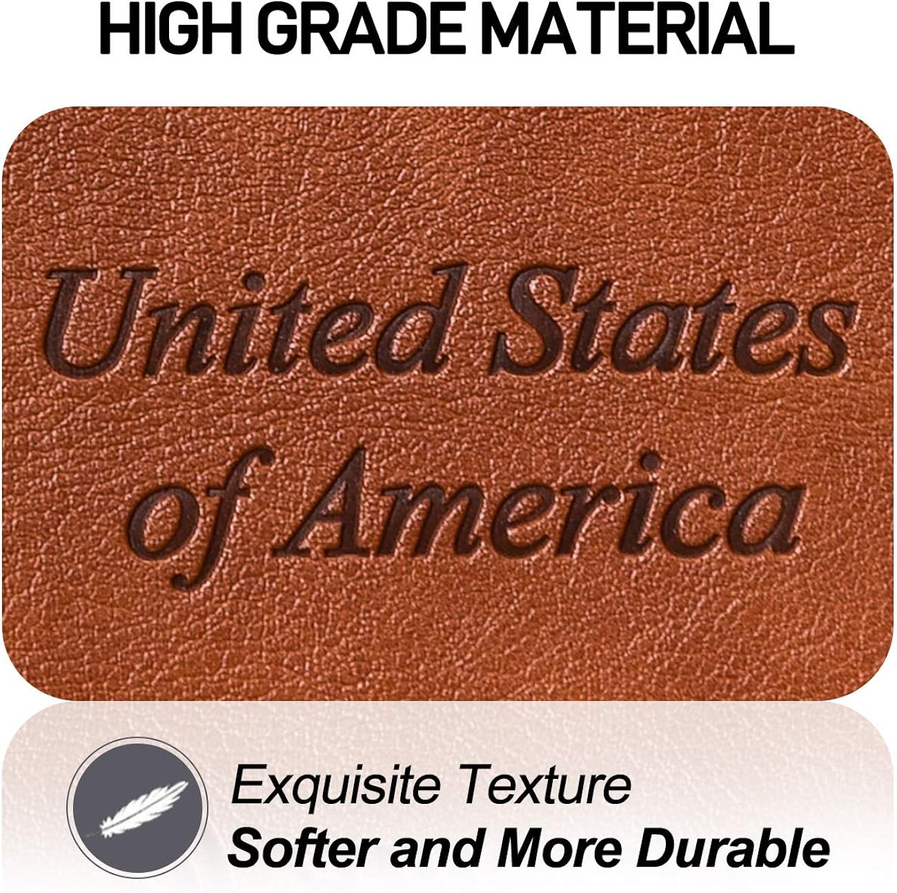 HERRIAT Leather Passport Holder Cover Case RFID Blocking Travel Wallets Card Case for Women Men(Coffee): Clothing