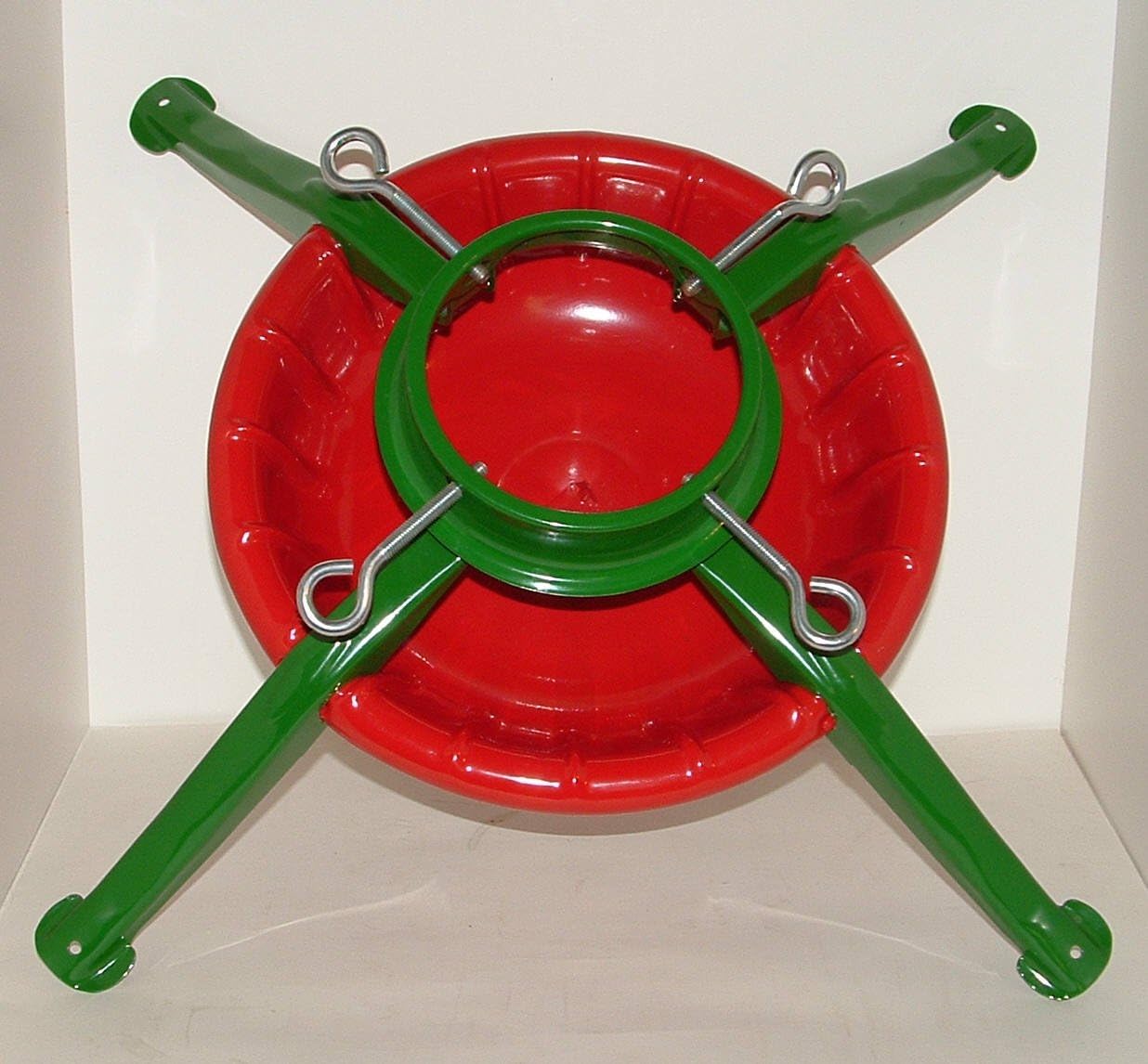 Tree Stands - Jack Post 95-6464 Christmas Tree Stand, 4-Leg Steel, Holds 5.5-in. Trunk Diameter, 27-in Base - Quantity 1