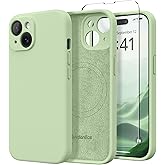SuydanBox Magnetic for iPhone 15 Plus Case, Compatible with MagSafe, [Full Camera Protection][Screen Protector] Silicone Shockproof Protective Phone Case for iPhone 15 Plus 6.7