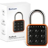 Relihom Gym Locker Lock, IP67 Waterproof Combination Lock for Locker, Digital Lock for Locker with Code,High Security Keyless Entry Padlock for Gym, School, Gates, Storage Box