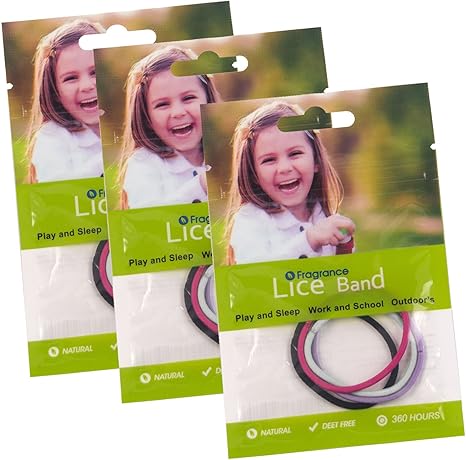 Amazon Com Bearant Elastic Lice Repellent Hair Bands Deet Free