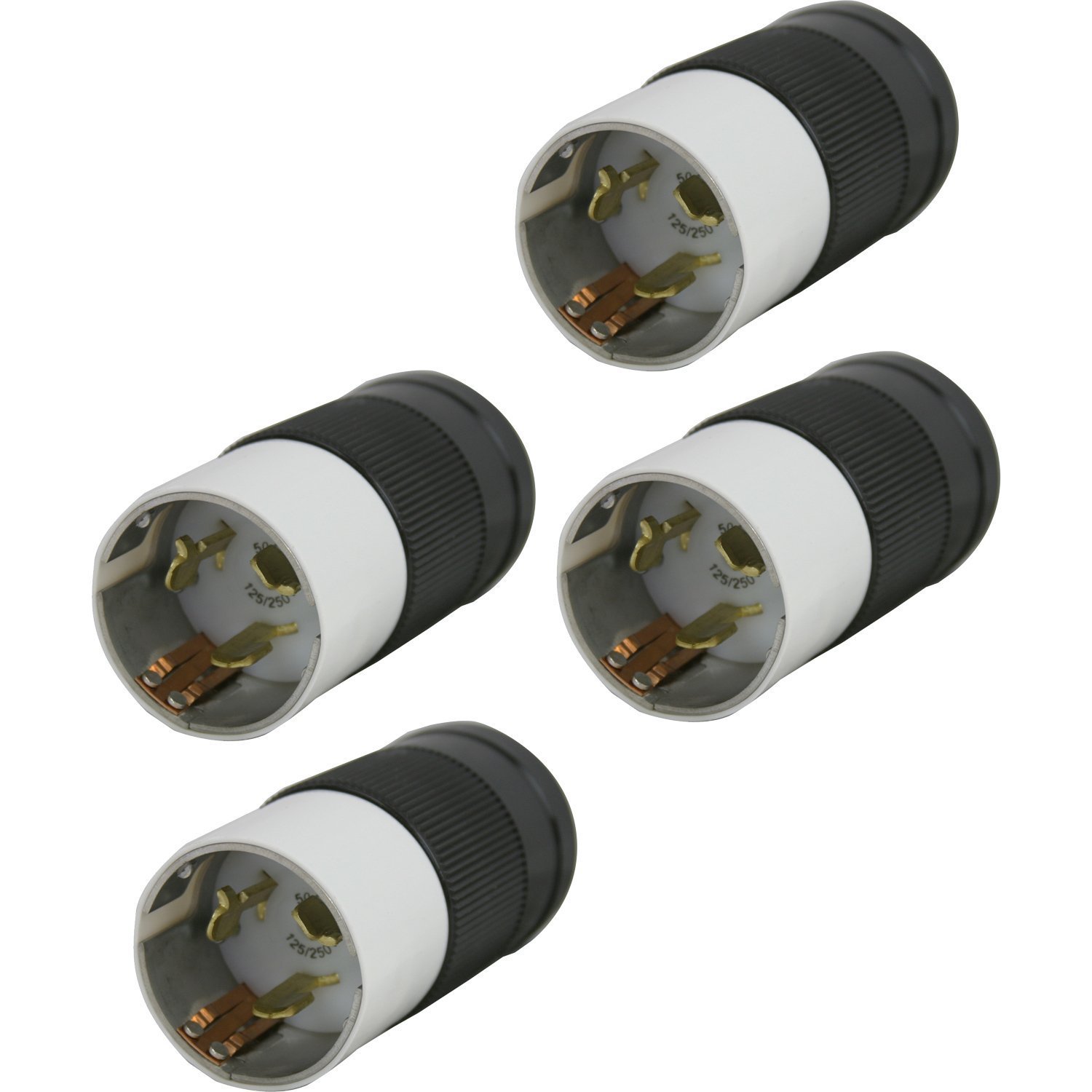 CEP/Marinco CS6365N Male Plug 50Amp 125/250V Twist Lock Connectors, 4Pack Home
