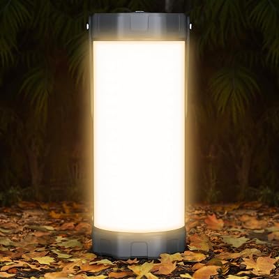 Glocusent Survival Camping Light 1200LM 5 Modes IP68 USB-C 5000mAh
