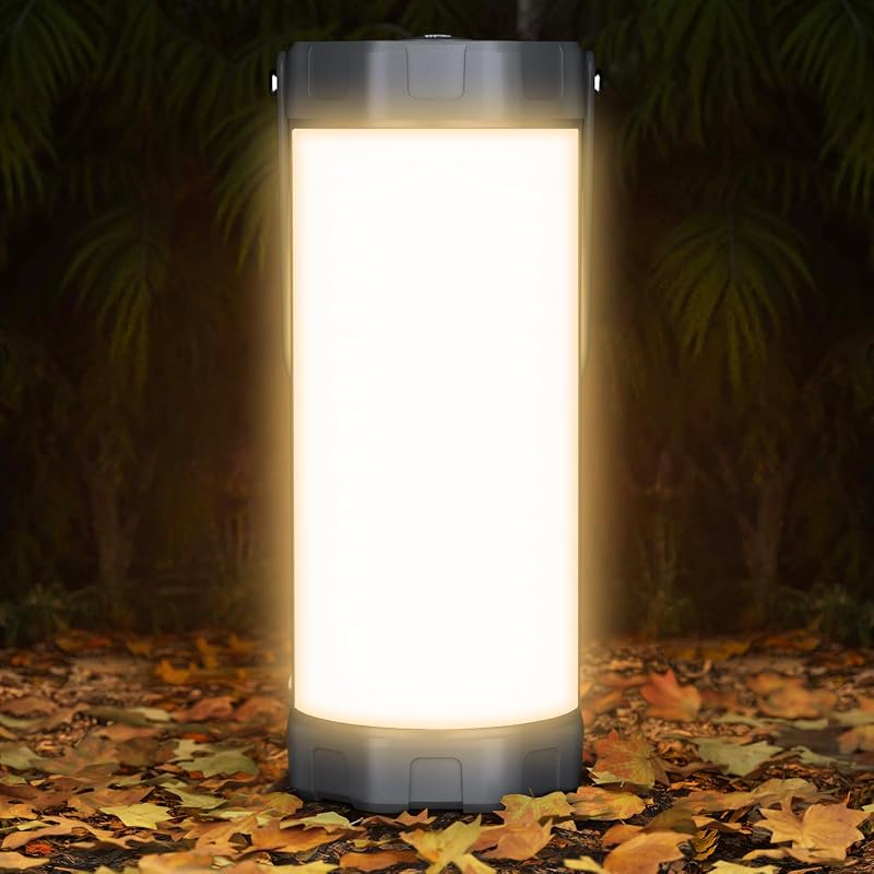 Glocusent Survival Camping Light 1200LM 5 Modes IP68 USB-C 5000mAh