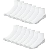 Hanes Men's Double Tough Ankle Socks | Moisture Wicking Socks, Multipack