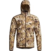 SITKA Alpha Fleece Hooded Waterproof Hunting Mens Jacket