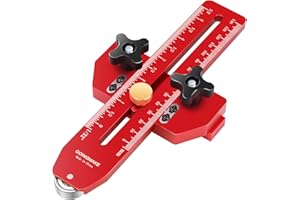 GOINGMAKE Thin Rip Jig Table Saw Jig Guide, Making Repetitive Narrow Thin Strip Cuts, Anti-Kick Back, Fits for 3/8" x 3/4" T and U Slot, for Table Saw Band Saw Router Table Woodworking Tools