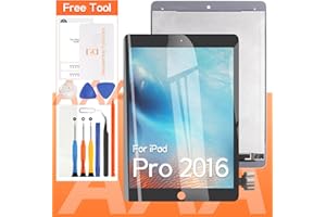 THIRDPOLE Screen Replacement for iPad Pro 9.7 2016 LCD Display 9.7 inch A1673 A1674 A1675 LCD Screen Touch Digitizer Full Assembly(Black)