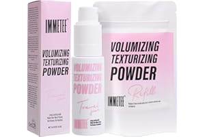 immetee Texture Powder, Volumizing & Texturizing for Men and Women, Root Lifting Hair and Styling for All Hair Types, With Re