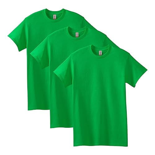 Gildan Heavy Cotton T-Shirt G5000, Irish Green (3-Pack), 2X-Large