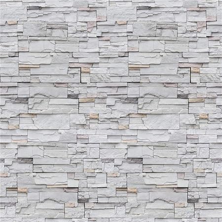 MRZHW 3D PVC Tapete Holzmaserung Wandaufkleber Papier Ziegel Stein