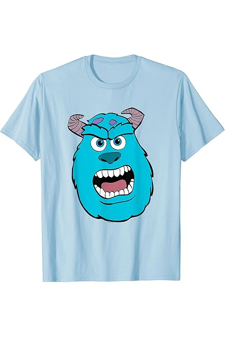 Amazon.com: Disney Pixar Monsters Inc Sulley Face Costume T-Shirt : Clothing,  Shoes \u0026 Jewelry