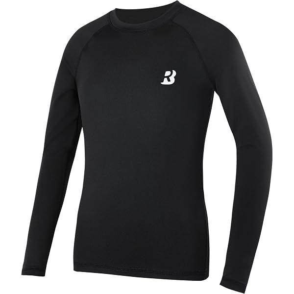 Camisa Térmica De Compresión Para Niños, Cuello Alto Y Manga Larga
