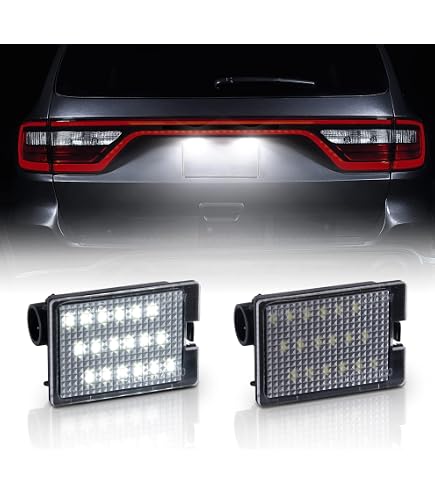 Full LED License Plate Light Lamp – Fits 1997-2011 Dodge Dakota Pickup (Rear)