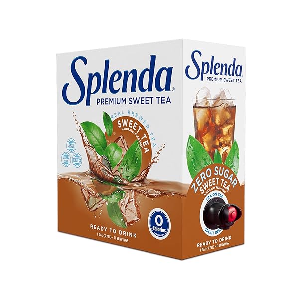 SPLENDA PREMIUM SWEET TEA ON TAP, 1 GALLON BAG IN BOX READY TO DRINK LIQUID, SWEET TEA, 128 FL OZ