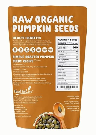 raw organic pumpkin seeds for dogs