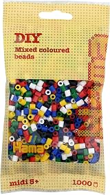 Hama 207-66 Midi Bead Mix 66 Brand Bead Set for Crafting Toys